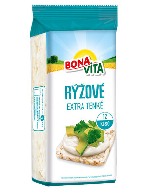 BONAVITA Ryžové extra tenké 105g cena za 1 kartón (14 kusov)