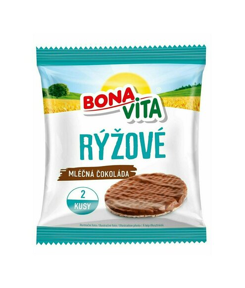 BONAVITA Ryžové mliečna čokoláda 32g cena za kartón (14 kusov)