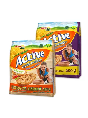 Krehké rohlíčky Active Krehké rohlíčky Active
