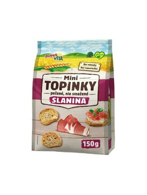 MINI topinky SLANINOVÉ 150g cena za 1 kartón (10kusov)