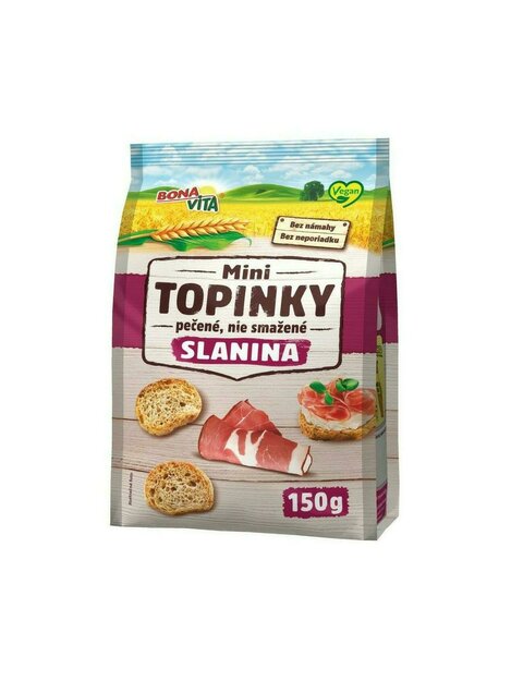 MINI topinky SLANINOVÉ 150g cena za 1 kartón (10kusov)