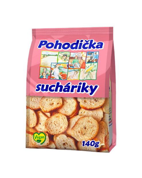 POHODIČKA Sucháriky 140g (cena za 1 kartón (10 kusov)