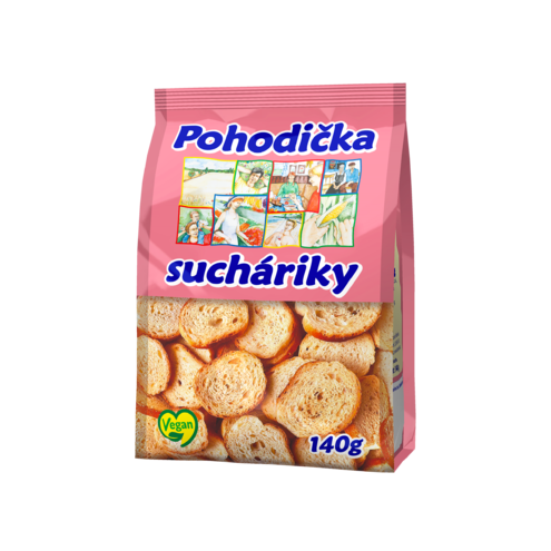 POHODIČKA Sucháriky 140g (cena za 1 kartón (10 kusov)