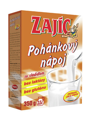 Zajíc pohánkový nápoj 350g cena za 1 kartón (8 kusov)